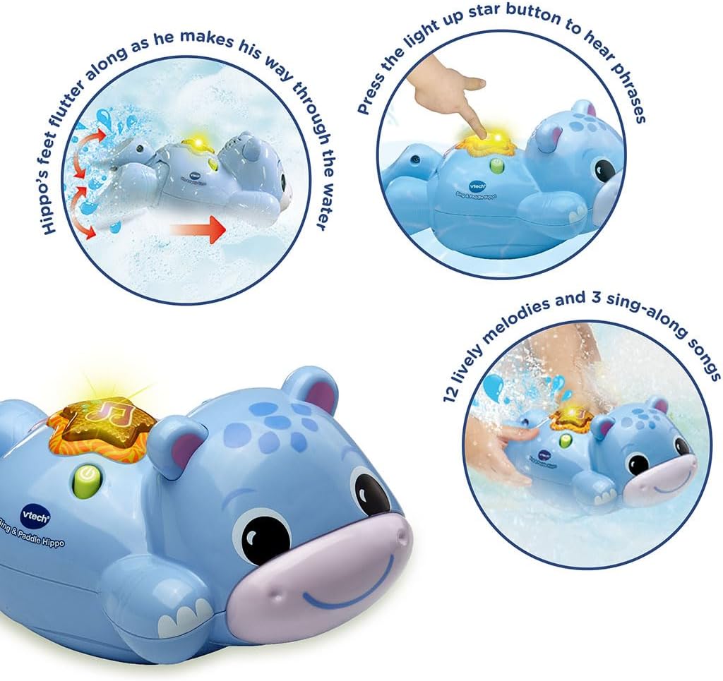 Vtech - Sing & Paddle Hippo - French