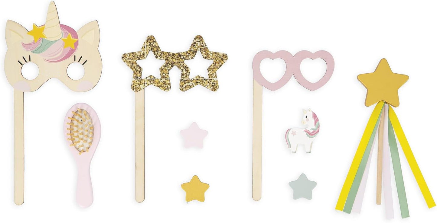 Janod - Unicorn Dressing Table With Accessories - Wooden
