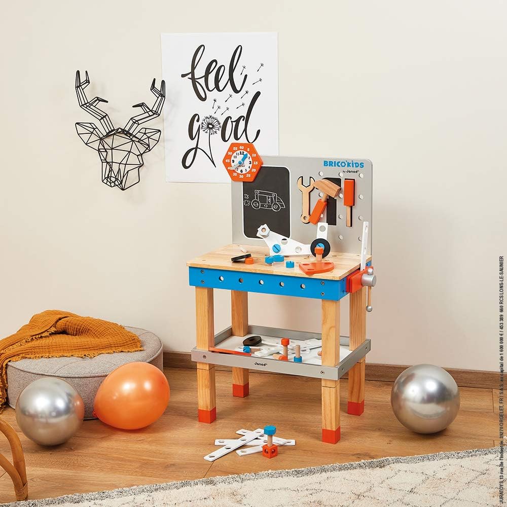Janod - Brico' Kids Diy Giant - Magnetic Wooden Table