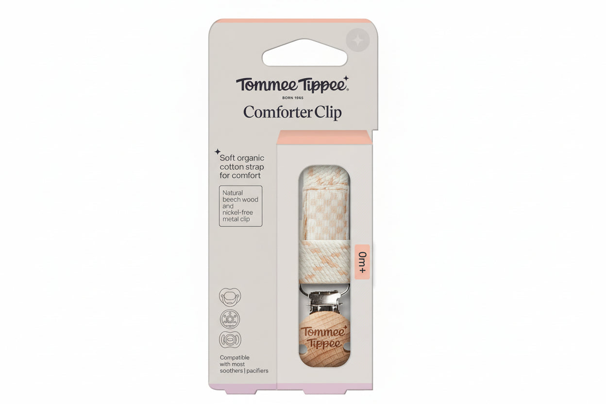 Tommee Tippee - Comforter Clip - 0+Months - Organic Cotton - 1pack -NEW!!