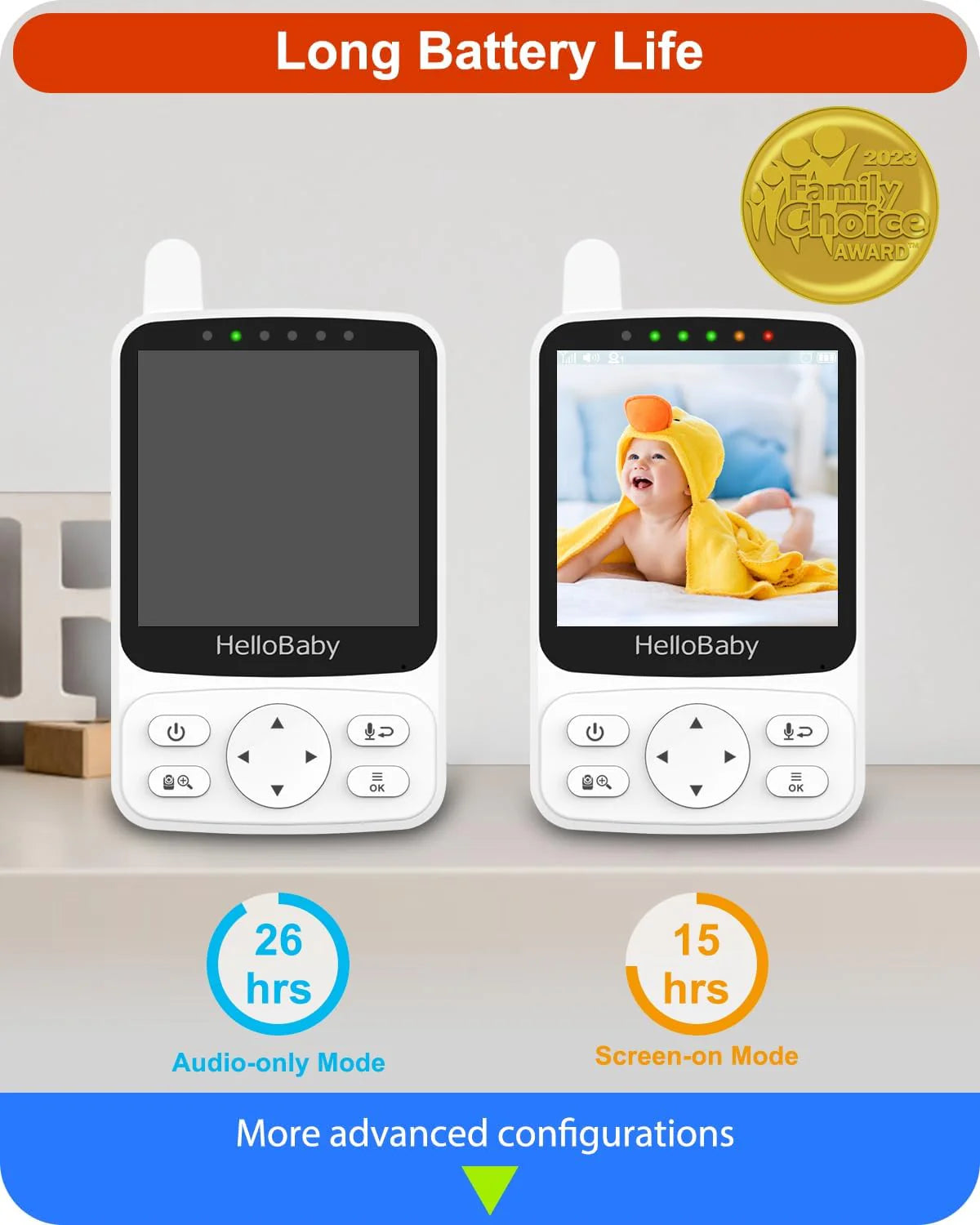 Hello Baby - 4inch Video Baby Monitor