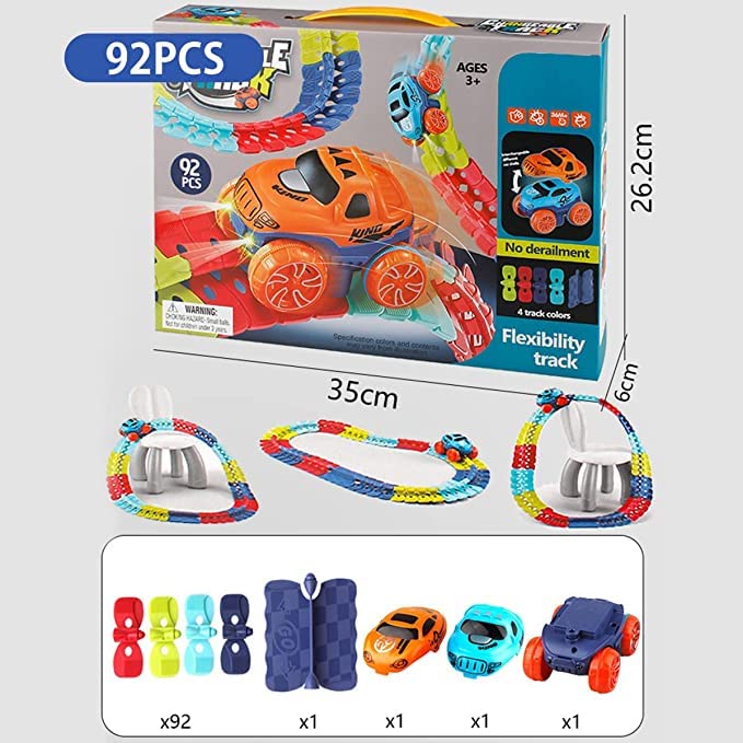 Tumama Kids - Changeable Track Race - 92pcs