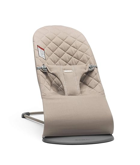 BABYBJORN BOUNCER BLISS WOVEN- SAND GRAY