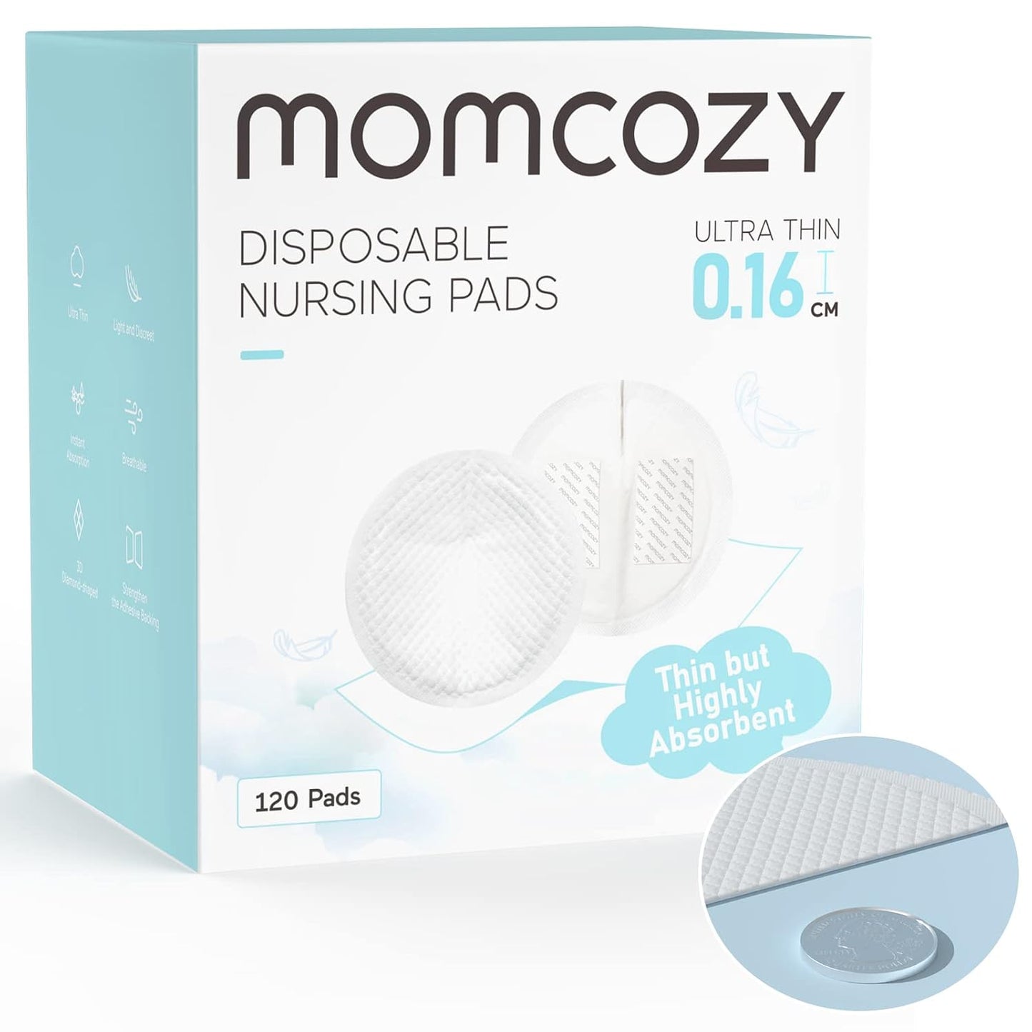Momcozy - Ultra Thin Pads - Disposable Nursing
