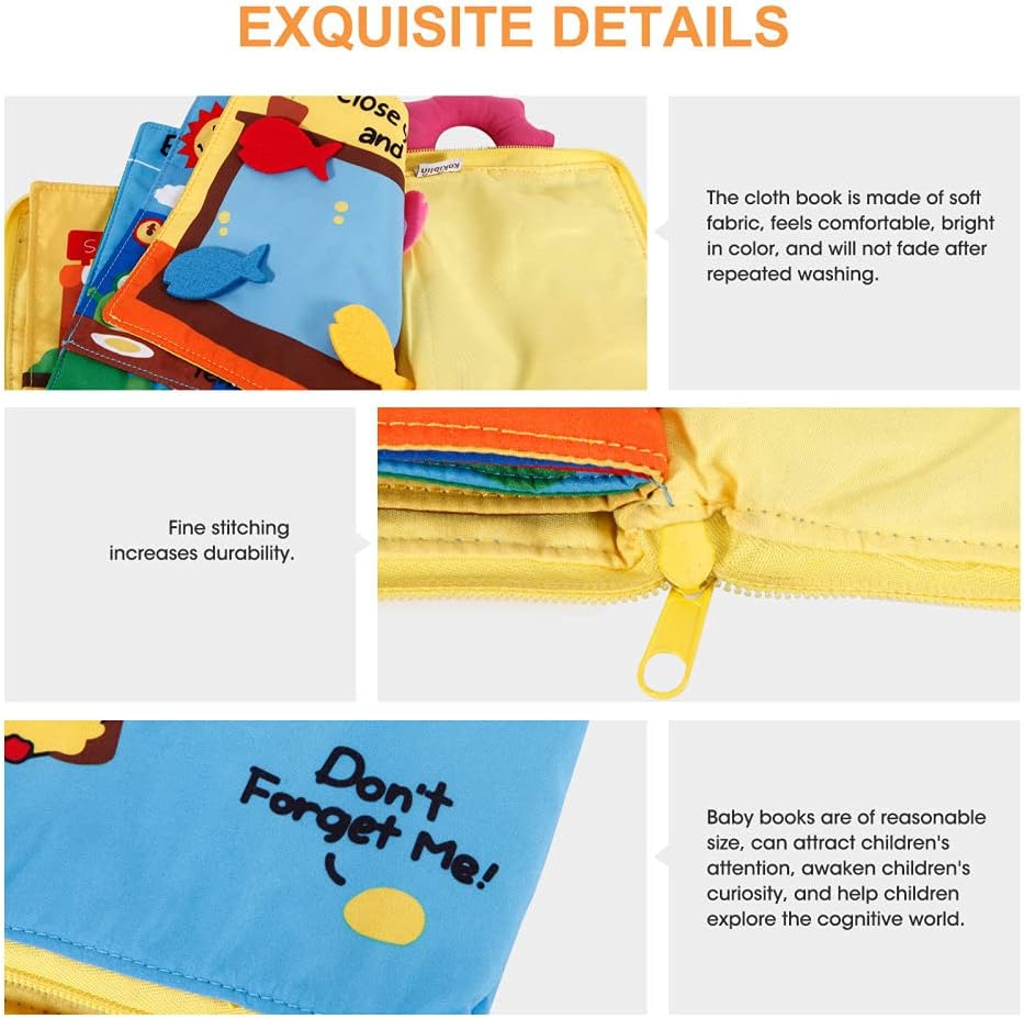 Tumama Kids - Baby Cloth Busy Book - Educational Book