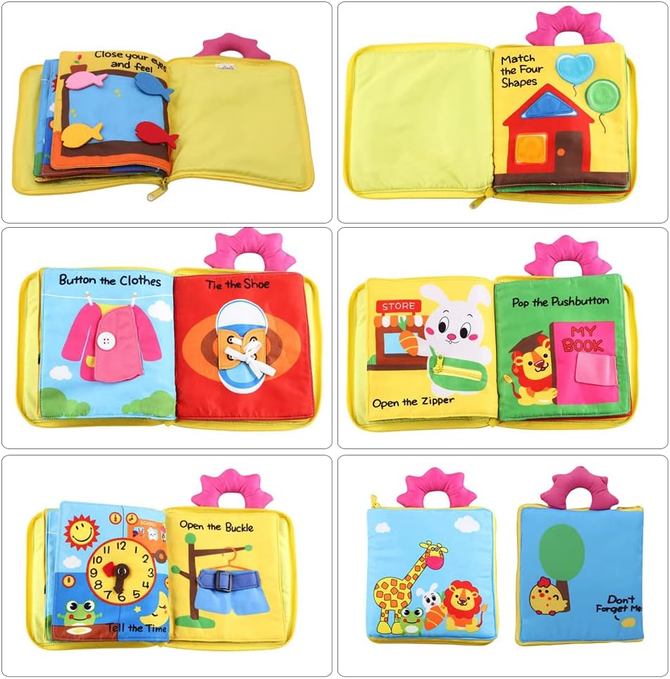 Tumama Kids - Baby Cloth Busy Book - Educational Book