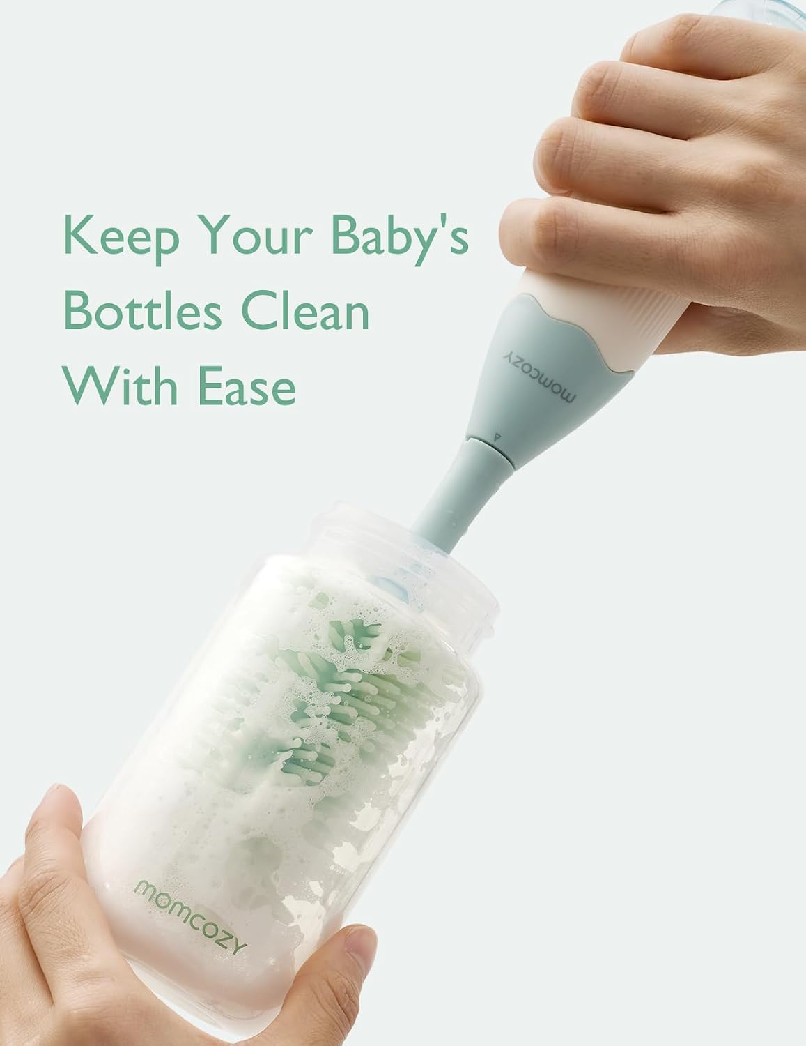 Momcozy - Push-Press Bottle Brush - Kit