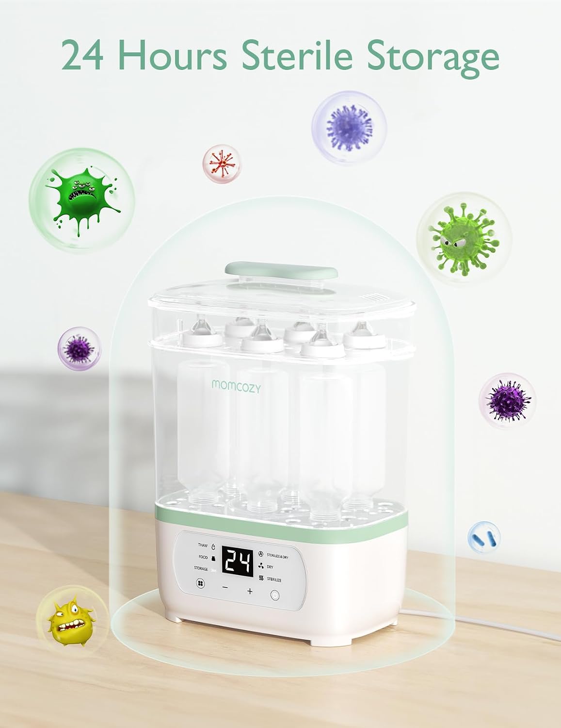 Momcozy - Bottle 8in1 Steriliser And Dryer -