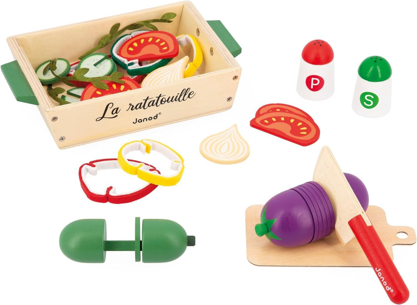 Janod - Ratatouille Set - Vegetables