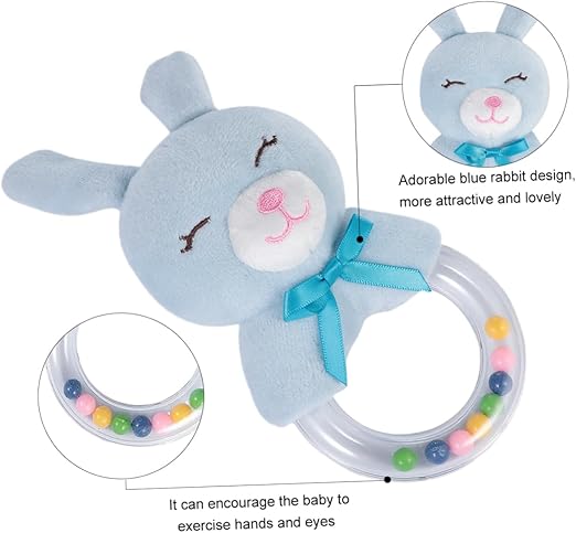 Tumama Kids - Soft Plush - Baby Hanging Rattle - Bunny