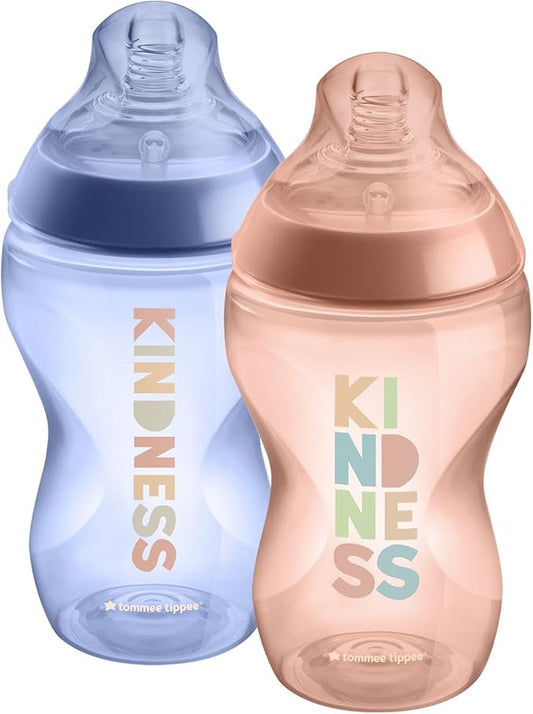 Tommee Tippee - Anticolic Bottles - 2x 340ML - Pink&Blue