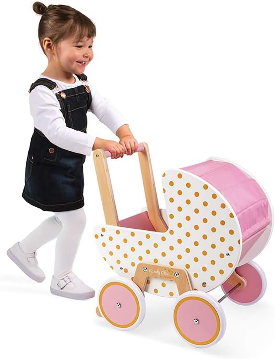 Janod - Candy Chic Doll's Pram