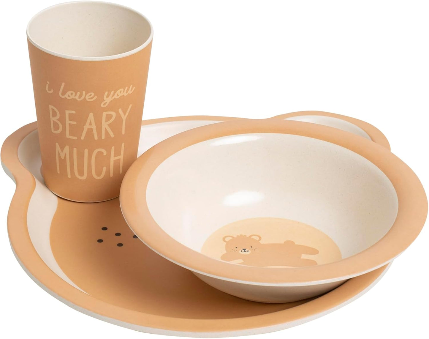Pearhead - Bamboo Feeding Set - Bear