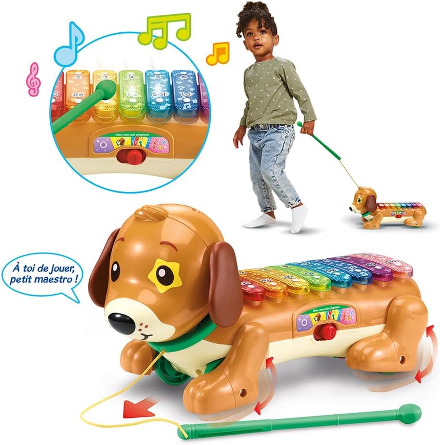 Vtech - Elton Mon Rouli Xylophone - French