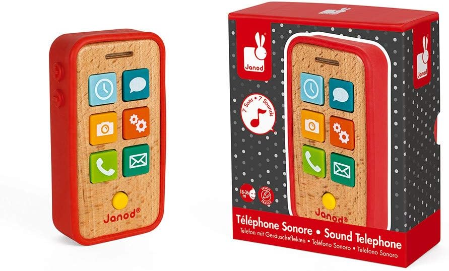 Janod - Sound Telephone - Wood