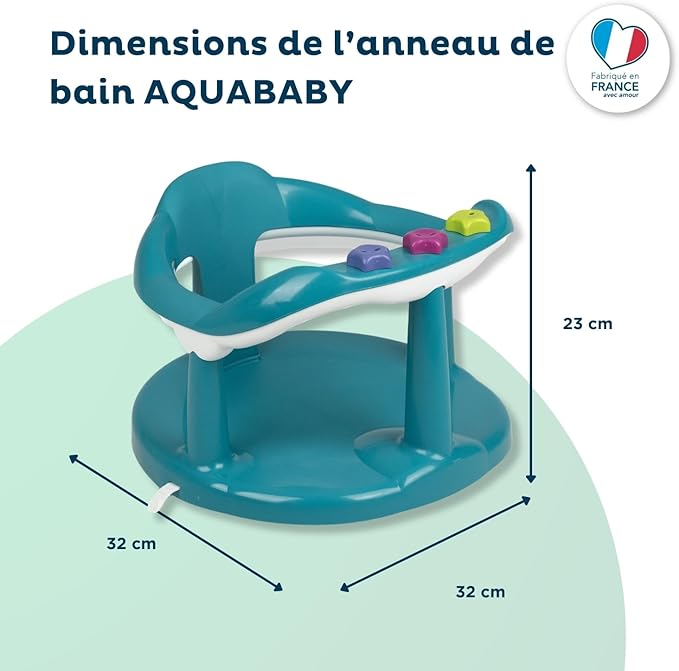 Thermobaby - Aquababy Bath Ring - Deep Peacock - Bath Time