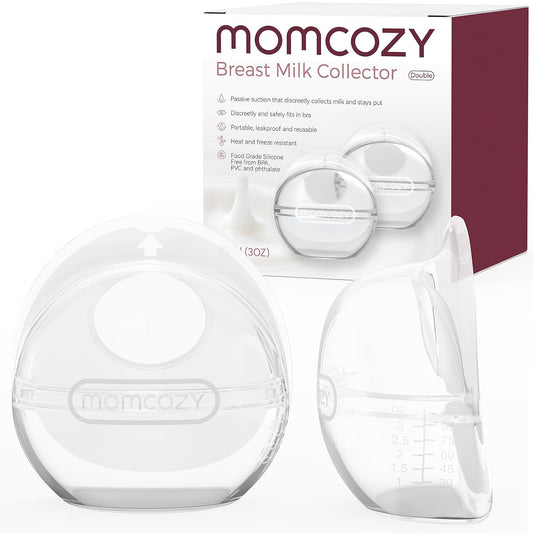 Momcozy - Reusable Milk Collector For Breast Milk - Double