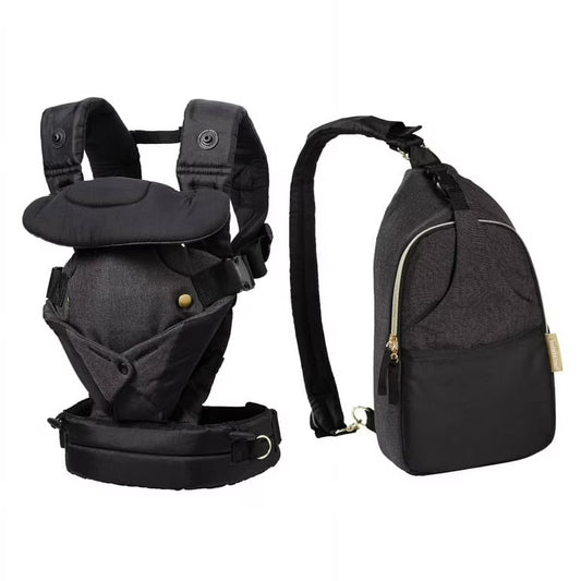 Infantino - Flip 4-in-1 Convertible Carrier & Crossbody Diaper Bag Set