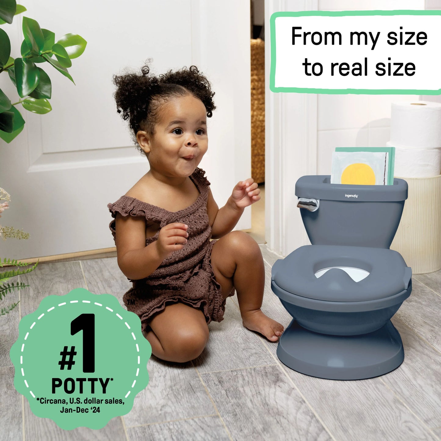 Kids2 - Ingenuity My Size Potty Pro - Blue