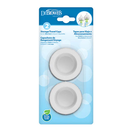 DrBrown's - Wide Neck - Storage Caps - 2pack