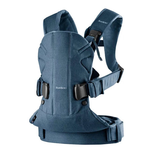 Babybjorn - One Cotton Mix - Classic Den - Night Blue