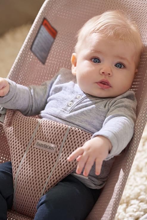 Babybjorn - Bouncer Bliss - Mesh - Dusty Pink