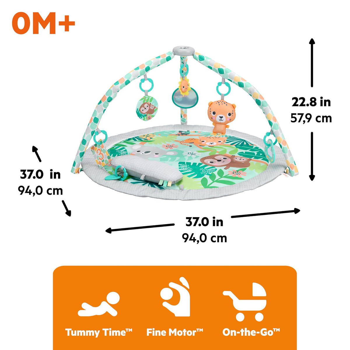 Kids2 - BS Wild Rain Forest Foldaway - Gym Mat
