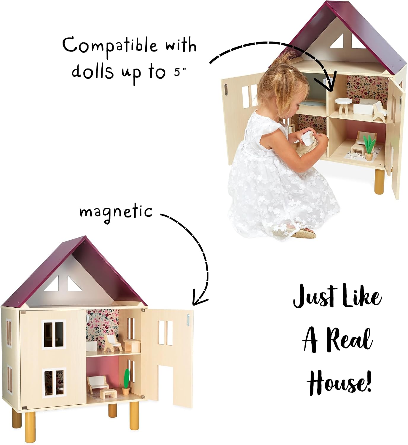 Janod - Twist Doll's House - Wooden