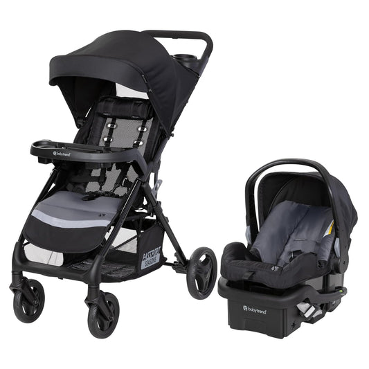 BabyTrend - Passport Cargo Stroller -  EZ-Lift Plus Infant Car Seat - Base Included - Dash Black