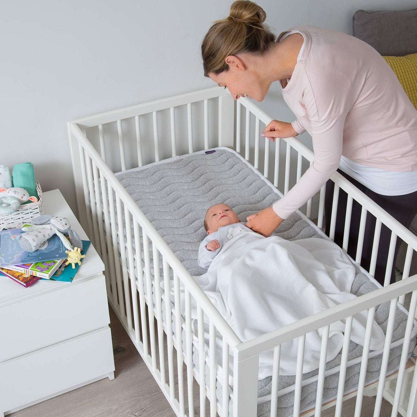 Clevamama - Waffle Cotton Baby Blanket - 70*90 White