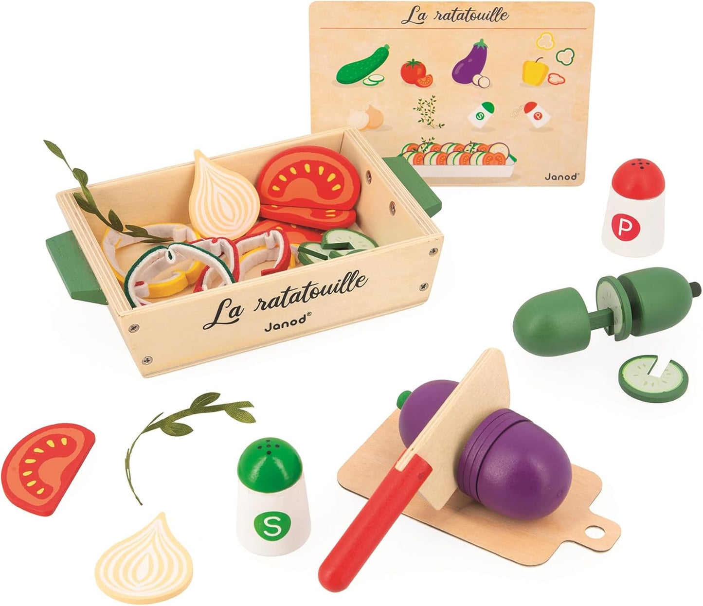 Janod - Ratatouille Set - Vegetables
