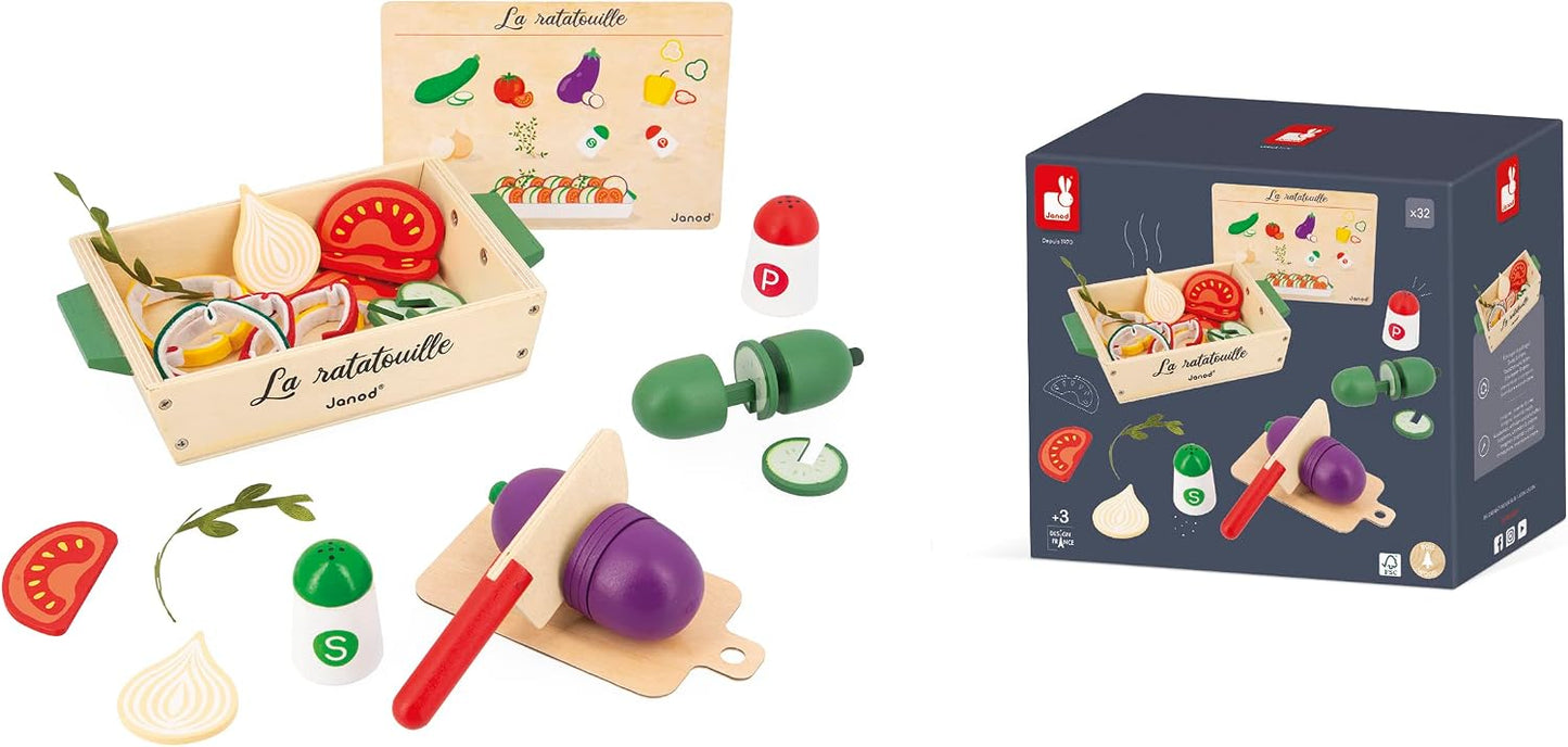 Janod - Ratatouille Set - Vegetables