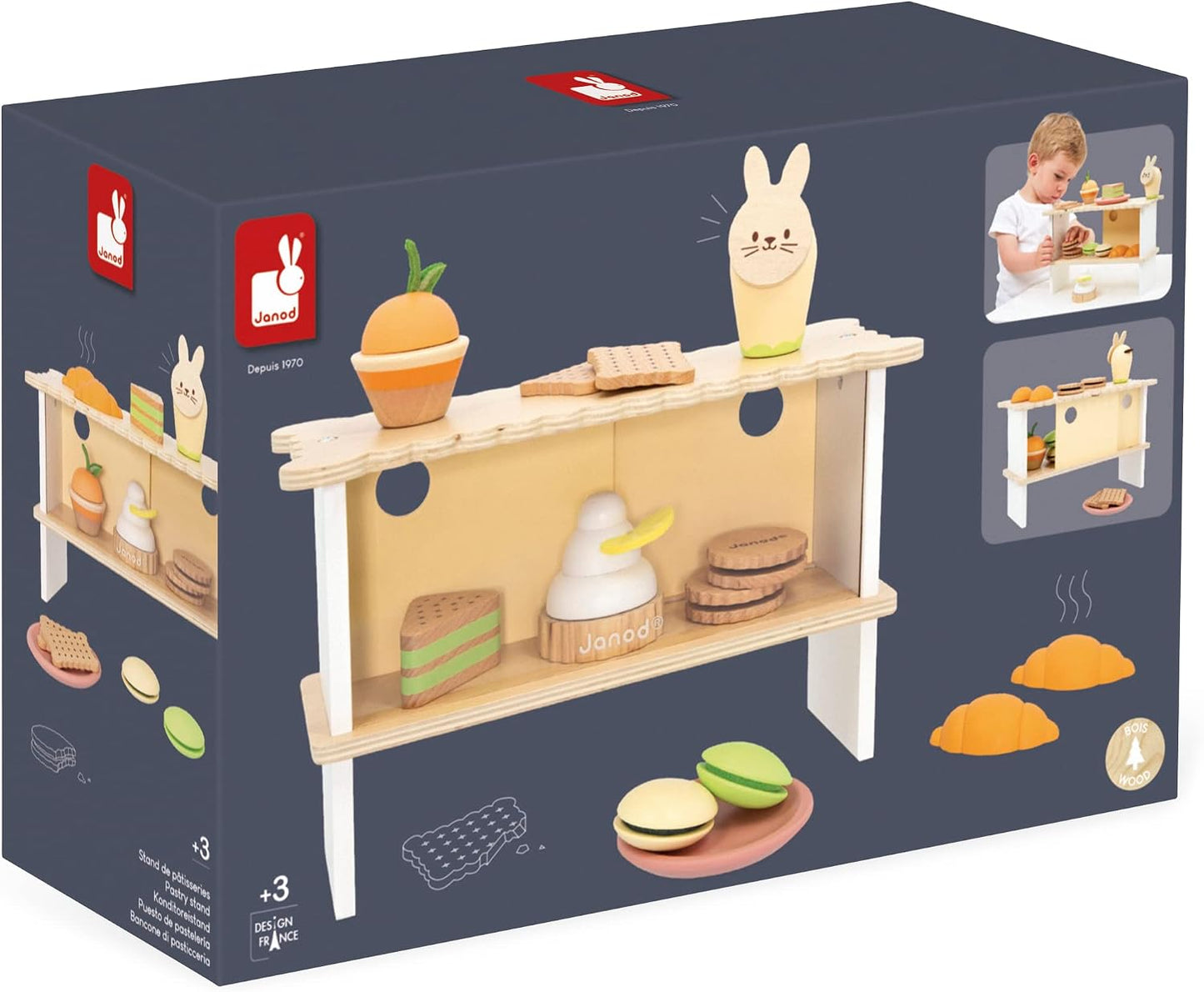 Janod - Pastry Stand - Wooden