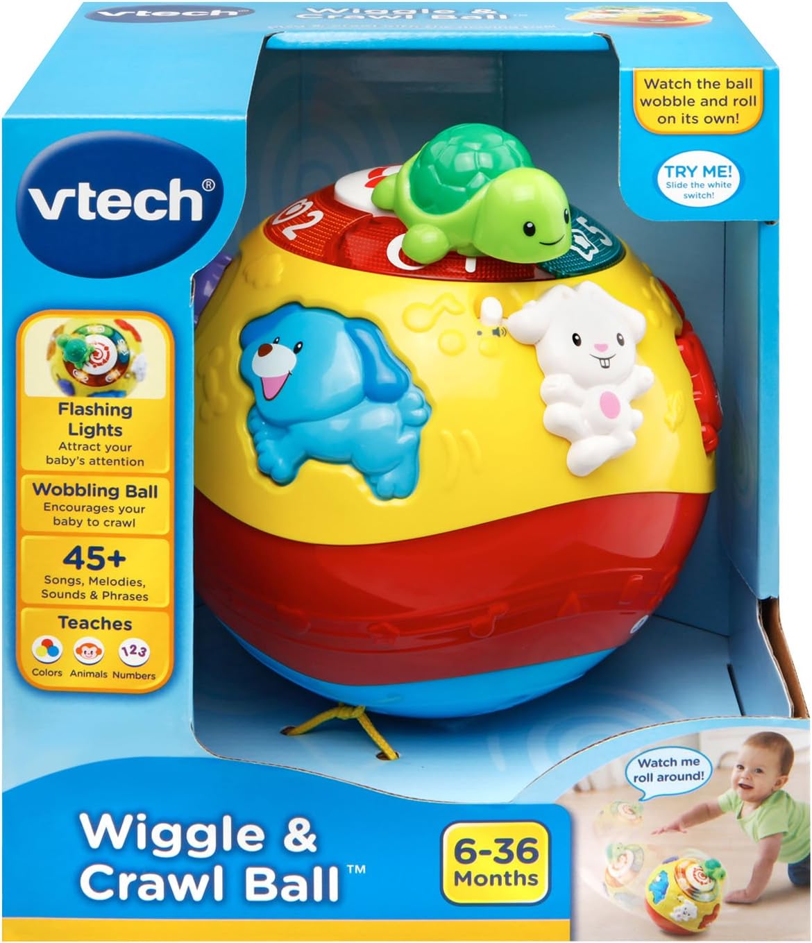 Vtech - Crawl & Learn Light Ball - English