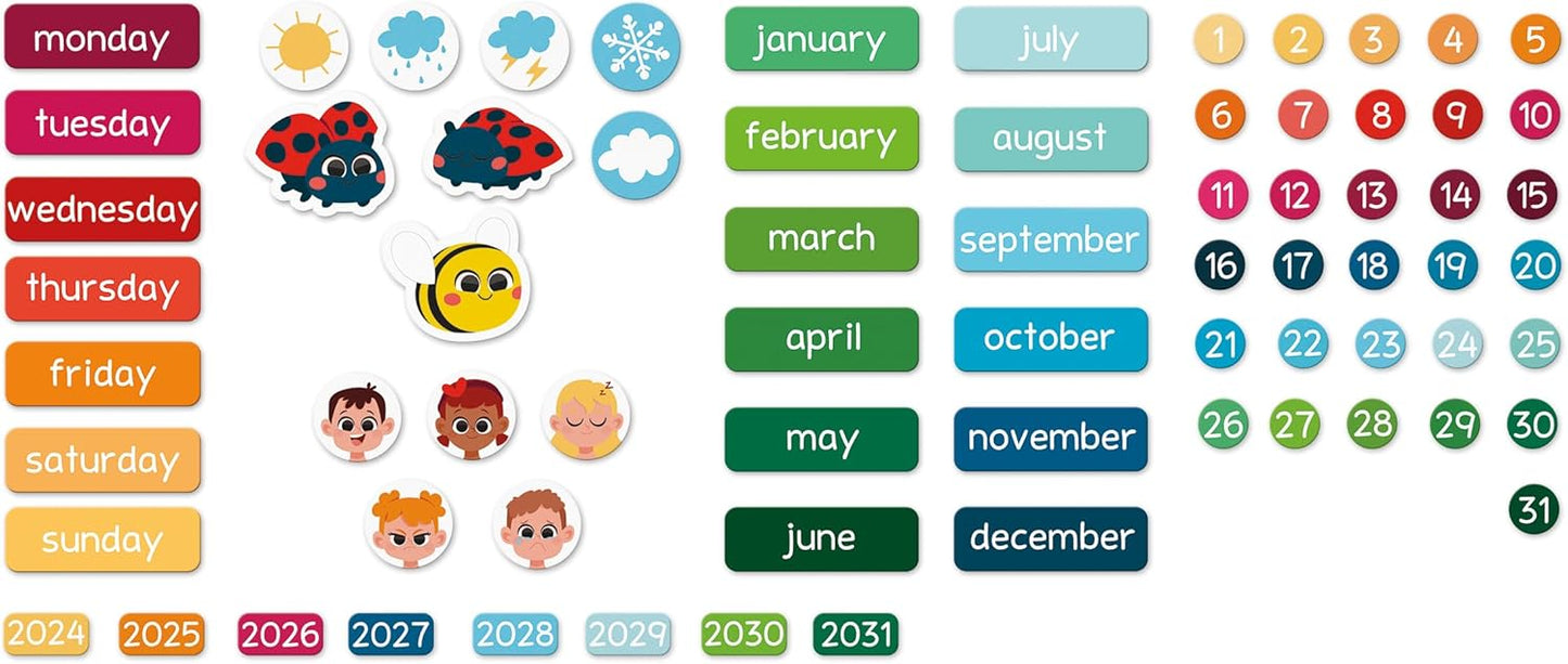 Janod - Magnetic Calendar - English