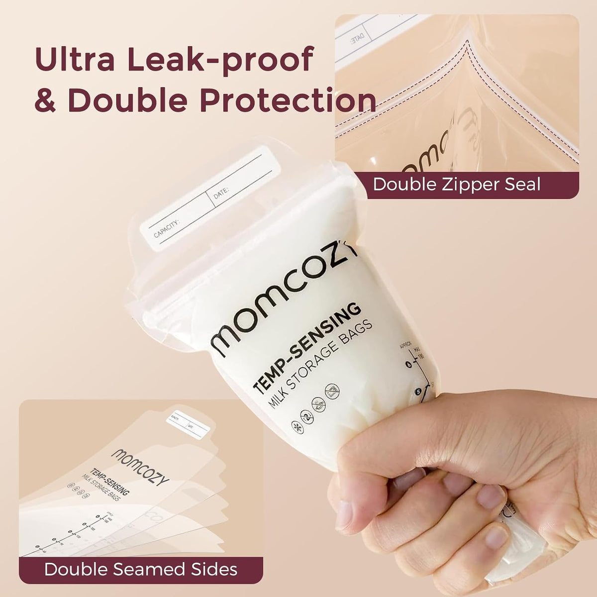 Momcozy - Breast Milk Bag - 120pcs