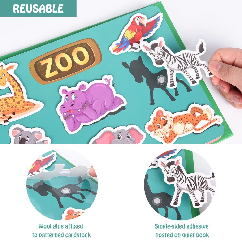 Tumama Kids - Montessori Quiet Book - Animal