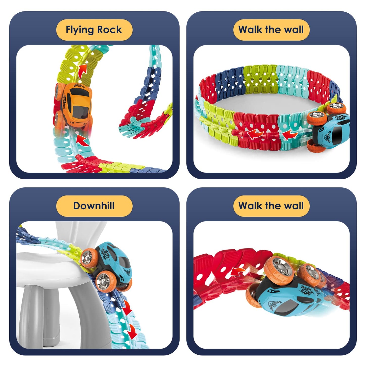 Tumama Kids - Changeable Track Race - 92pcs