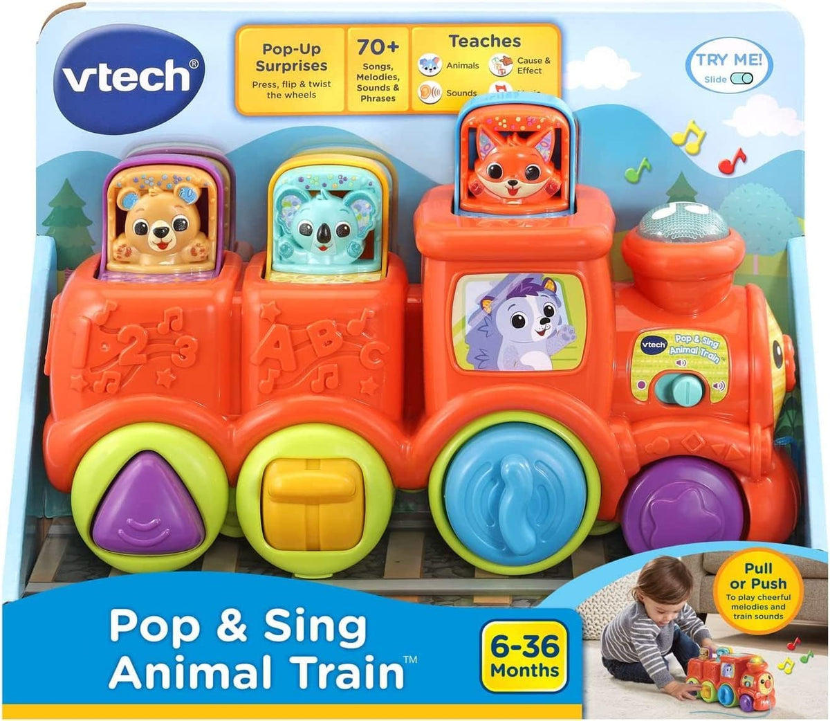Vtech - Pop & Sing Animal Train - English