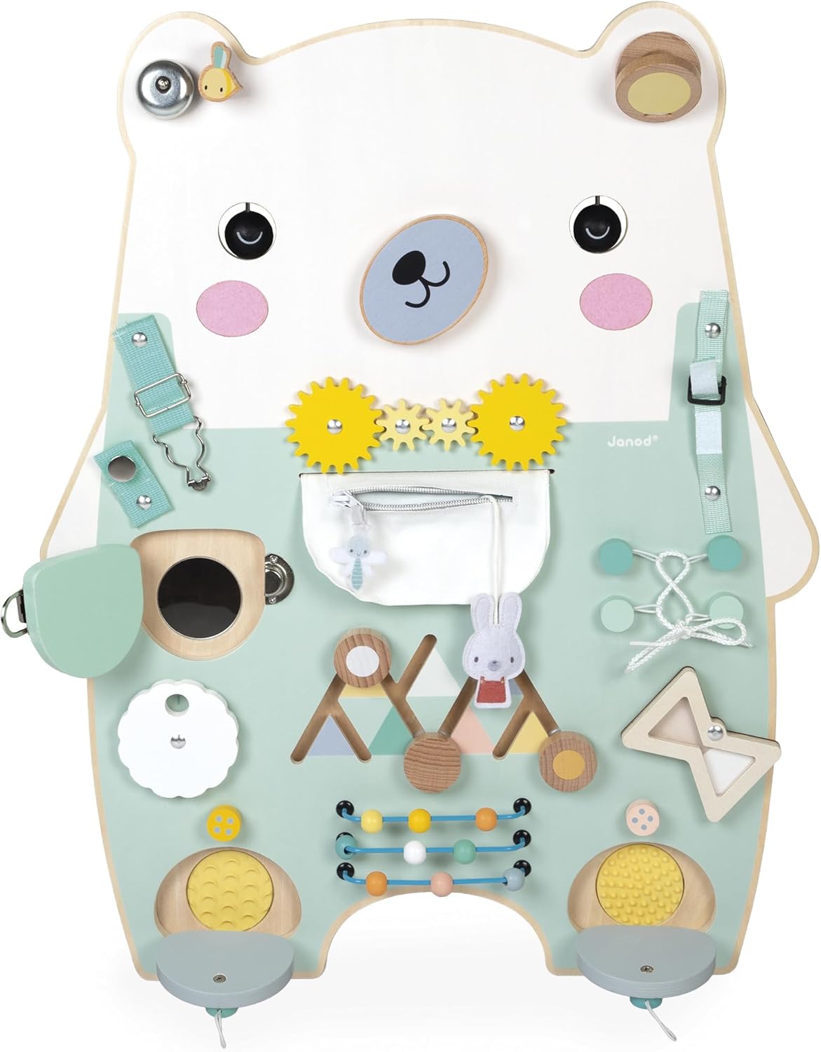 Janod - Pure Wooden Bear - Busy-board