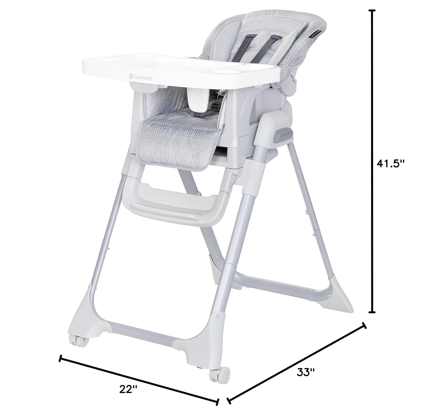 BabyTrend - Everlast 7in1 - High Chair - Charcoal Stone