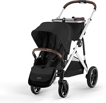 Cybex Gazelle S Stroller Moon Black + Cloud-G car seat (Base G & Adapters are optional)