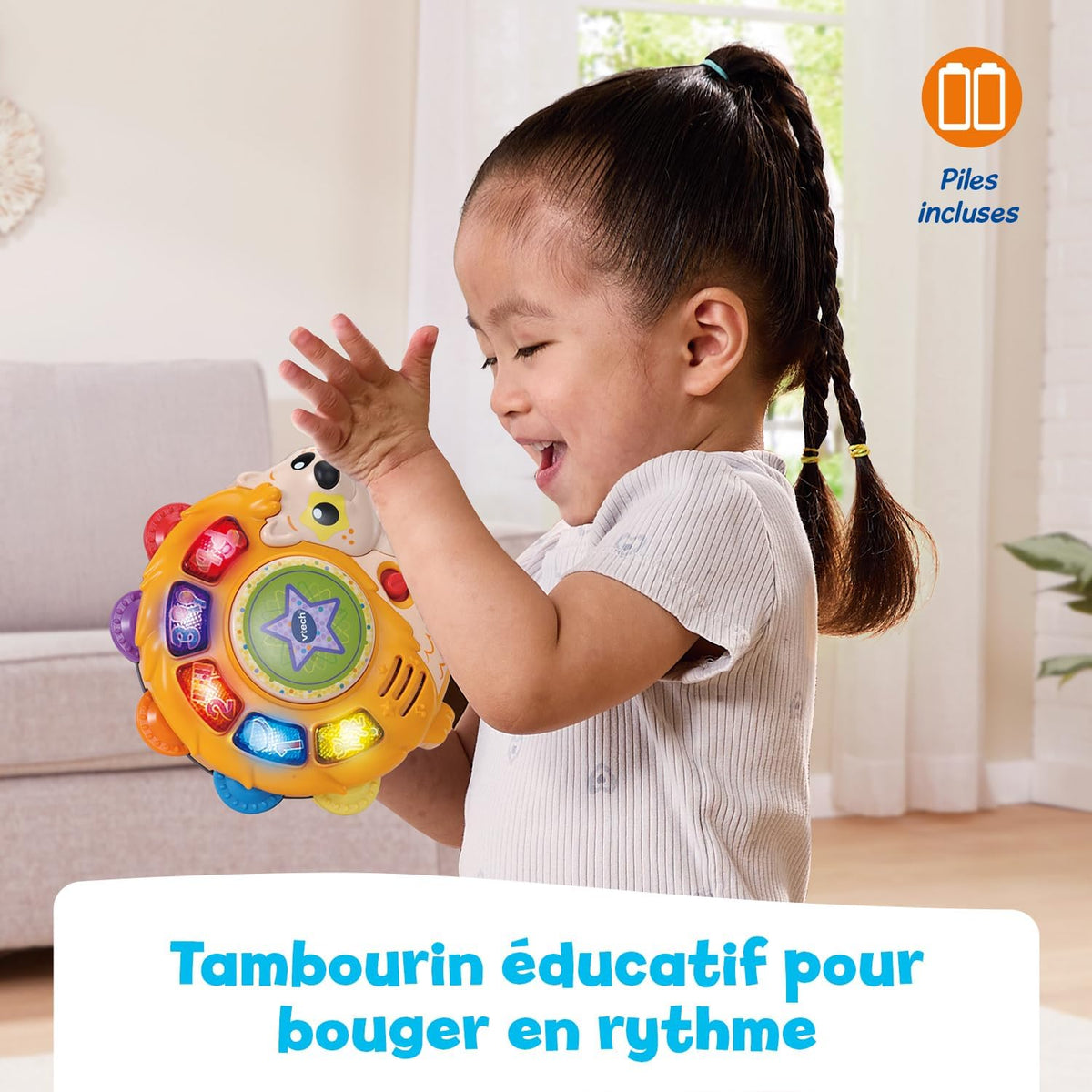 Vtech - Super Tambourine Lumi - French