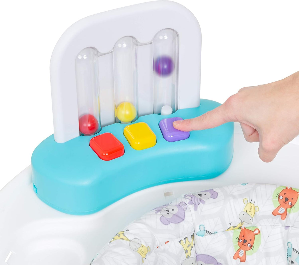 Babytrend - Bounce N' Play 3-in-1 Activity Center Plus - Vivid Safari