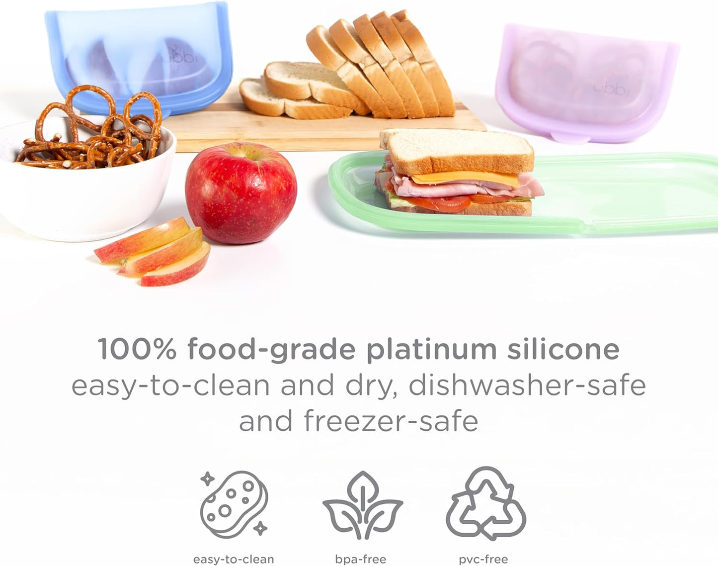 Ubbi - Platemate Sandwich Bag -