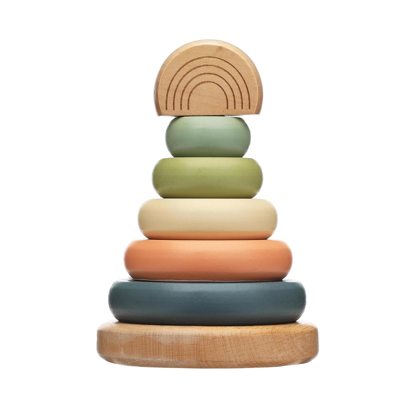 Pearhead - Wooden Stacking Toy Tower