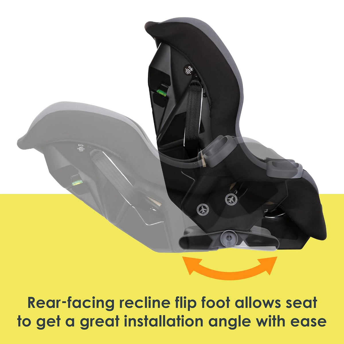 BabyTrend - Trooper Slim 3-in-1 - Convertible Car Seat - Dash Black