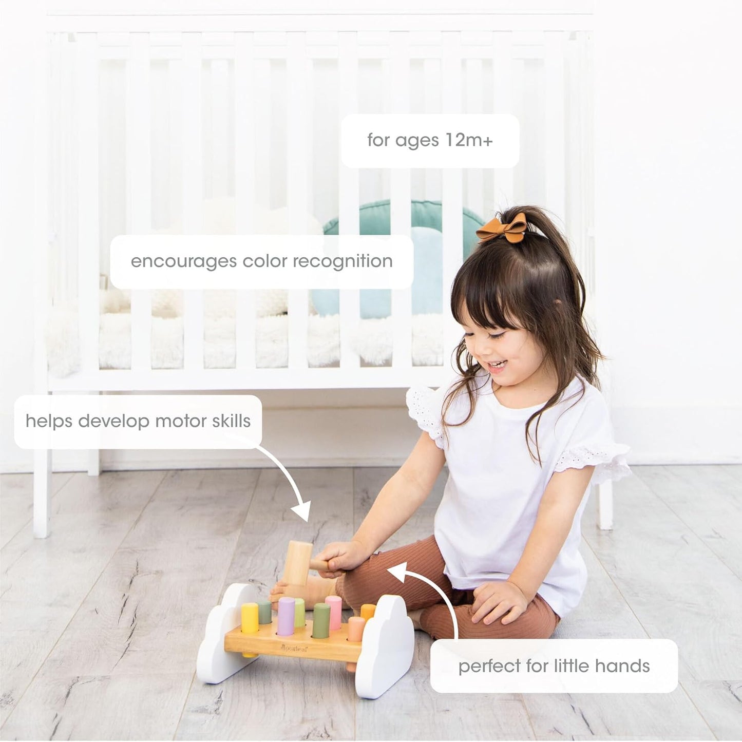 Pearhead - Bench Wooden Hammer - Bench Toy