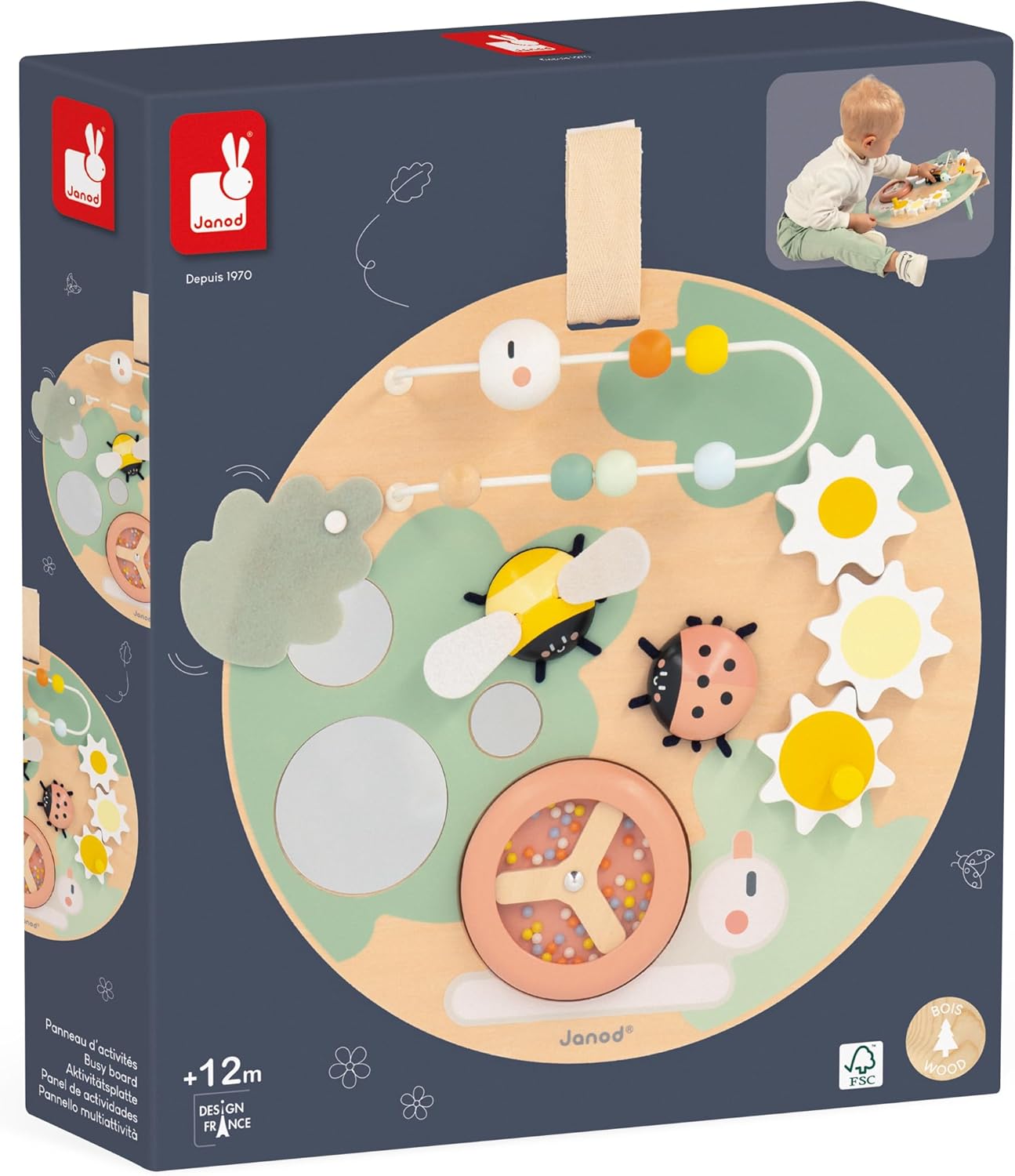 Janod - Sweet Cocoon - Activity Panel