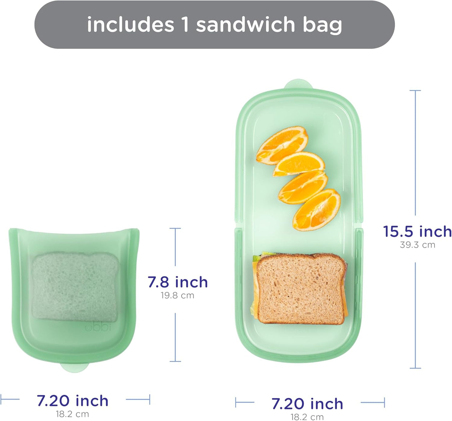 Ubbi - Platemate Sandwich Bag -
